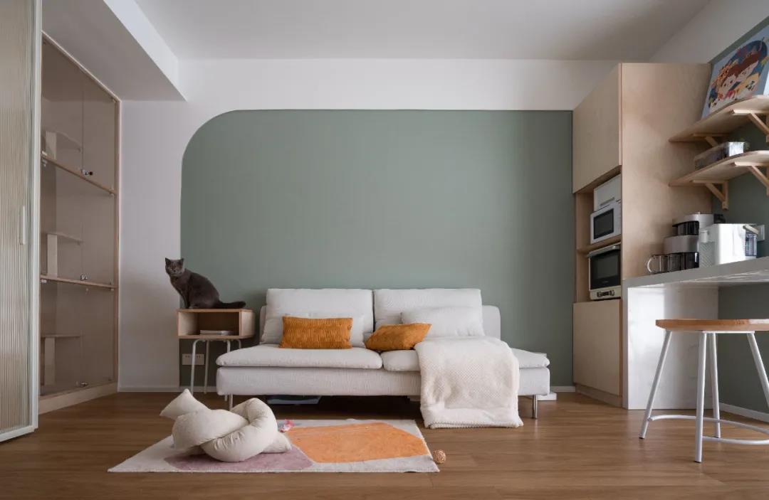 78㎡超極限規(guī)劃“貓咪樂園”，過道變書房，功能性max！