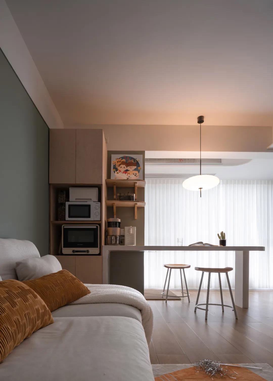 78㎡超極限規(guī)劃“貓咪樂園”，過道變書房，功能性max！