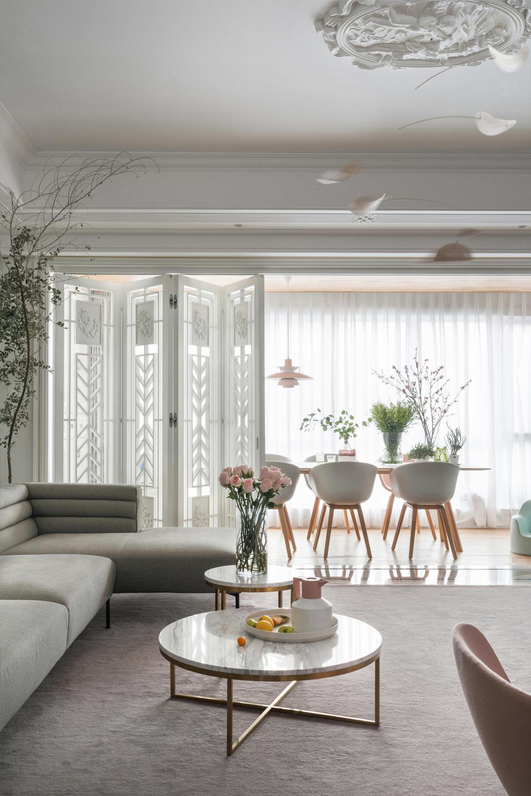  功能已達上限！設計師巧用158㎡實現6口之家擴容秘技  學姐  戶型 四居室 使用面積 158㎡ 