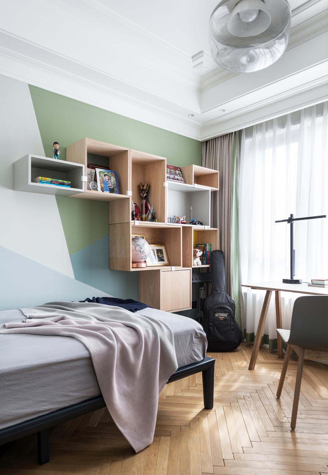  功能已達上限！設計師巧用158㎡實現6口之家擴容秘技  學姐  戶型 四居室 使用面積 158㎡ 