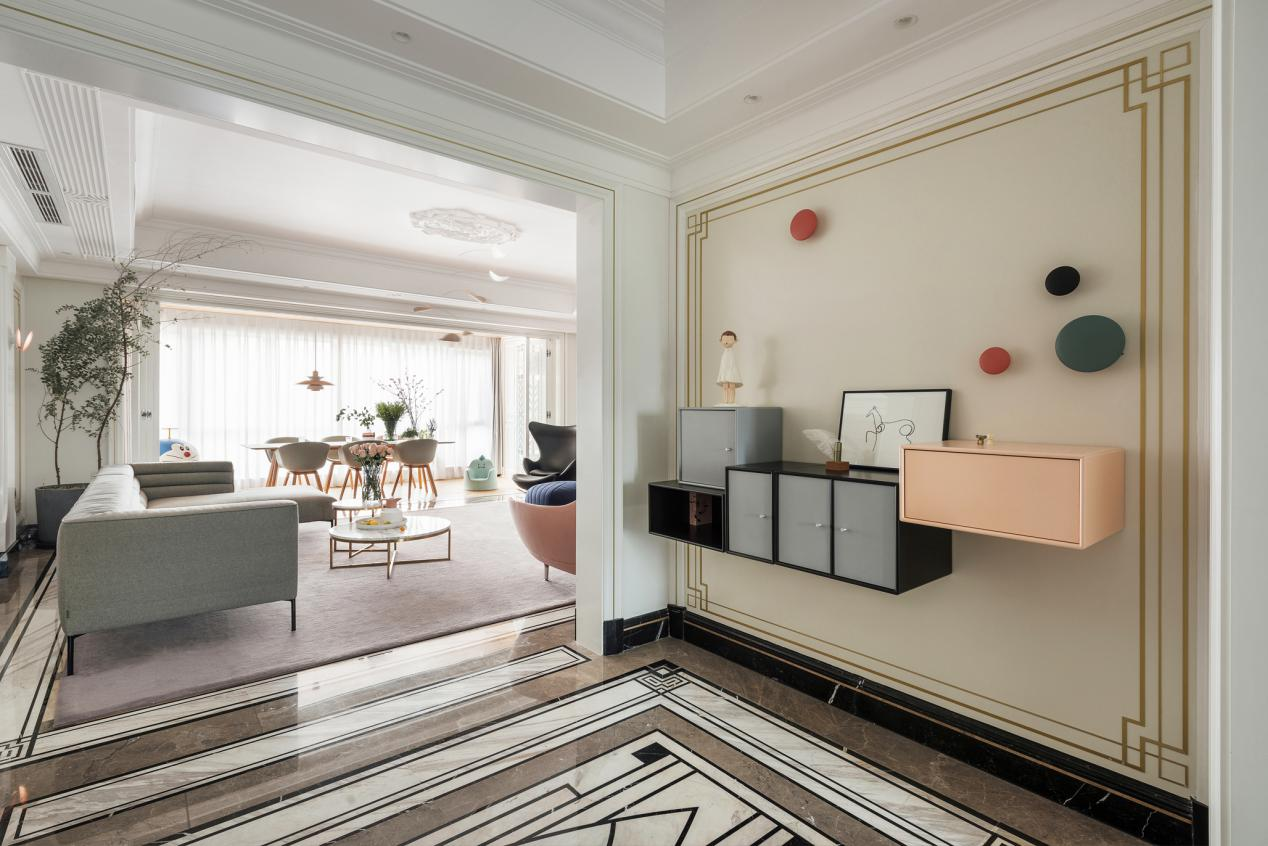  功能已達上限！設計師巧用158㎡實現6口之家擴容秘技  學姐  戶型 四居室 使用面積 158㎡ 