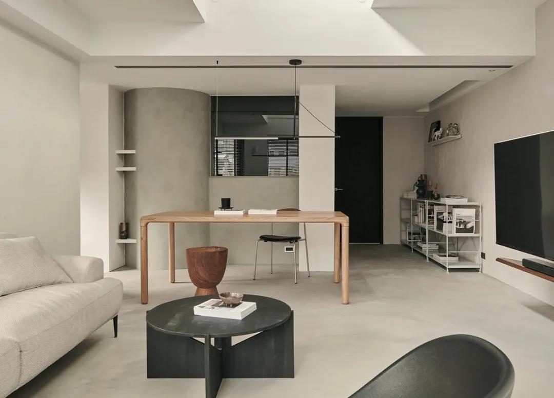 西安獨居設計師的109㎡復式，極致演繹黑白高級感