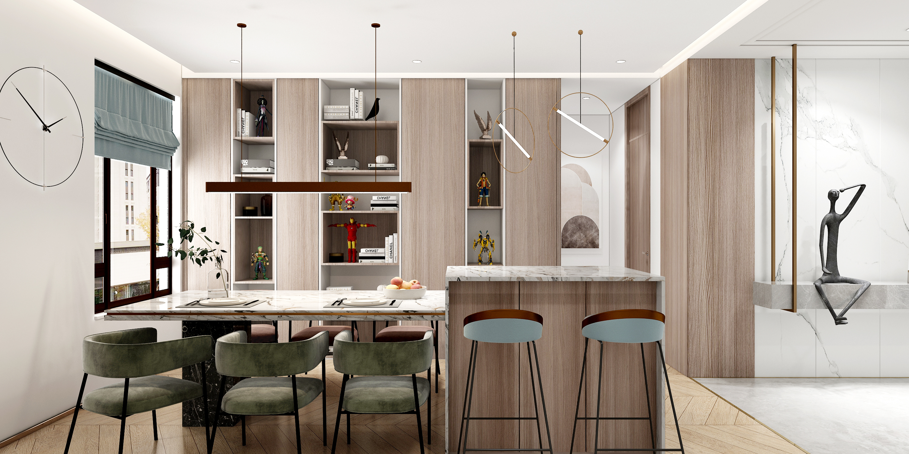 140㎡現代輕奢太養眼，精致高端有態度！