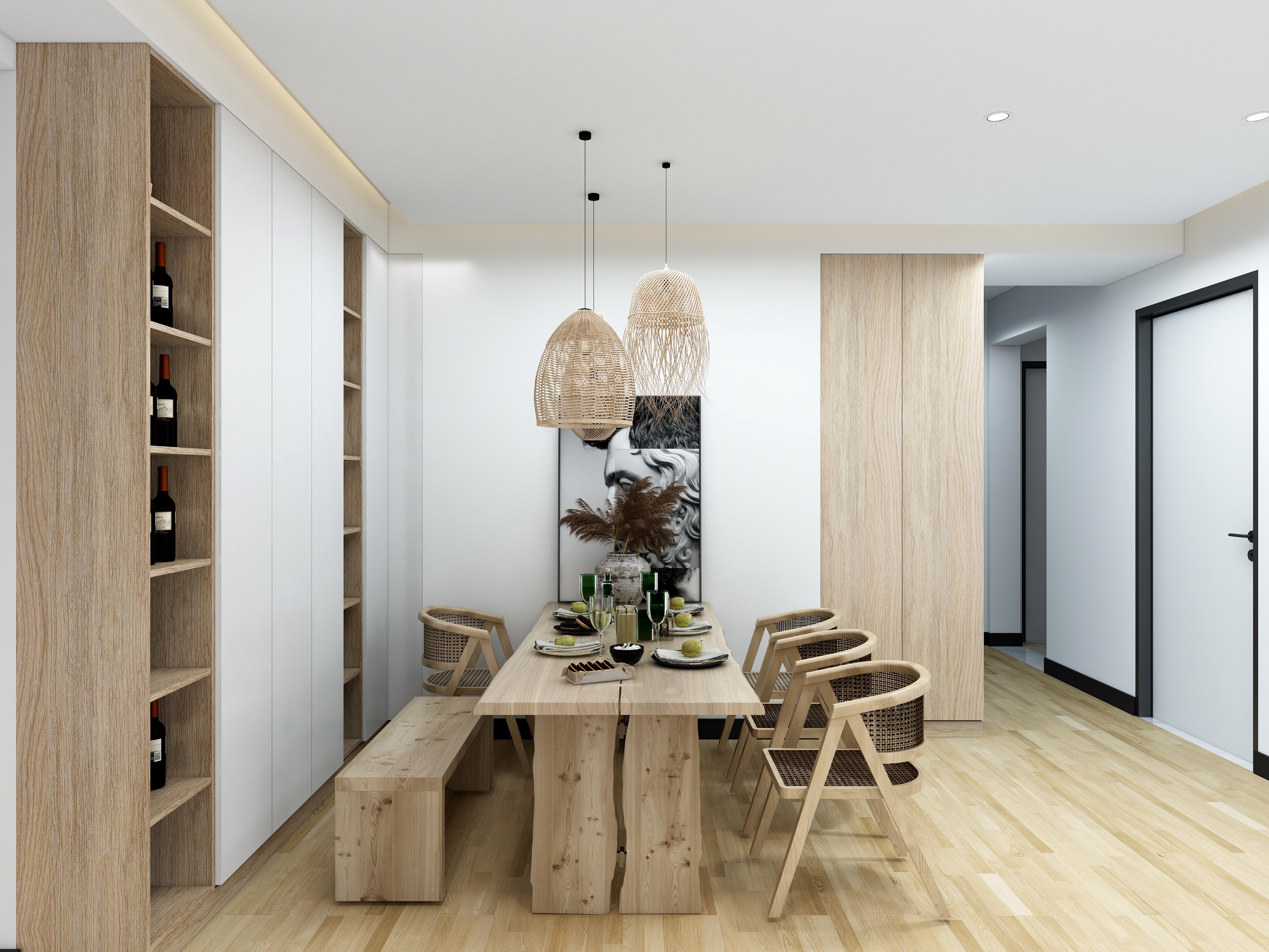 142㎡MUJI風三口之家，舍隱見續的簡約美學