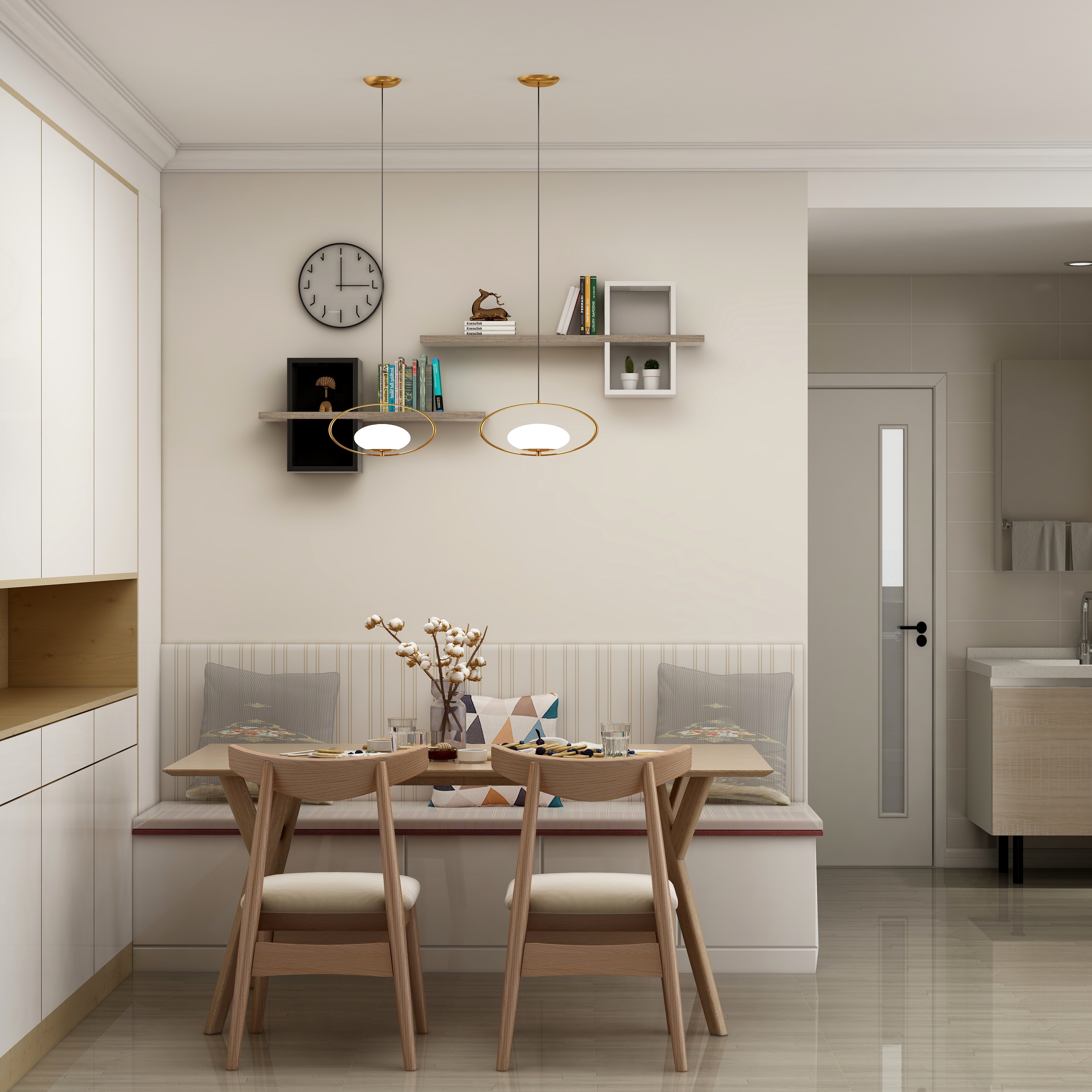 70㎡簡(jiǎn)約兩居，清純外表下是驚人的“食量”