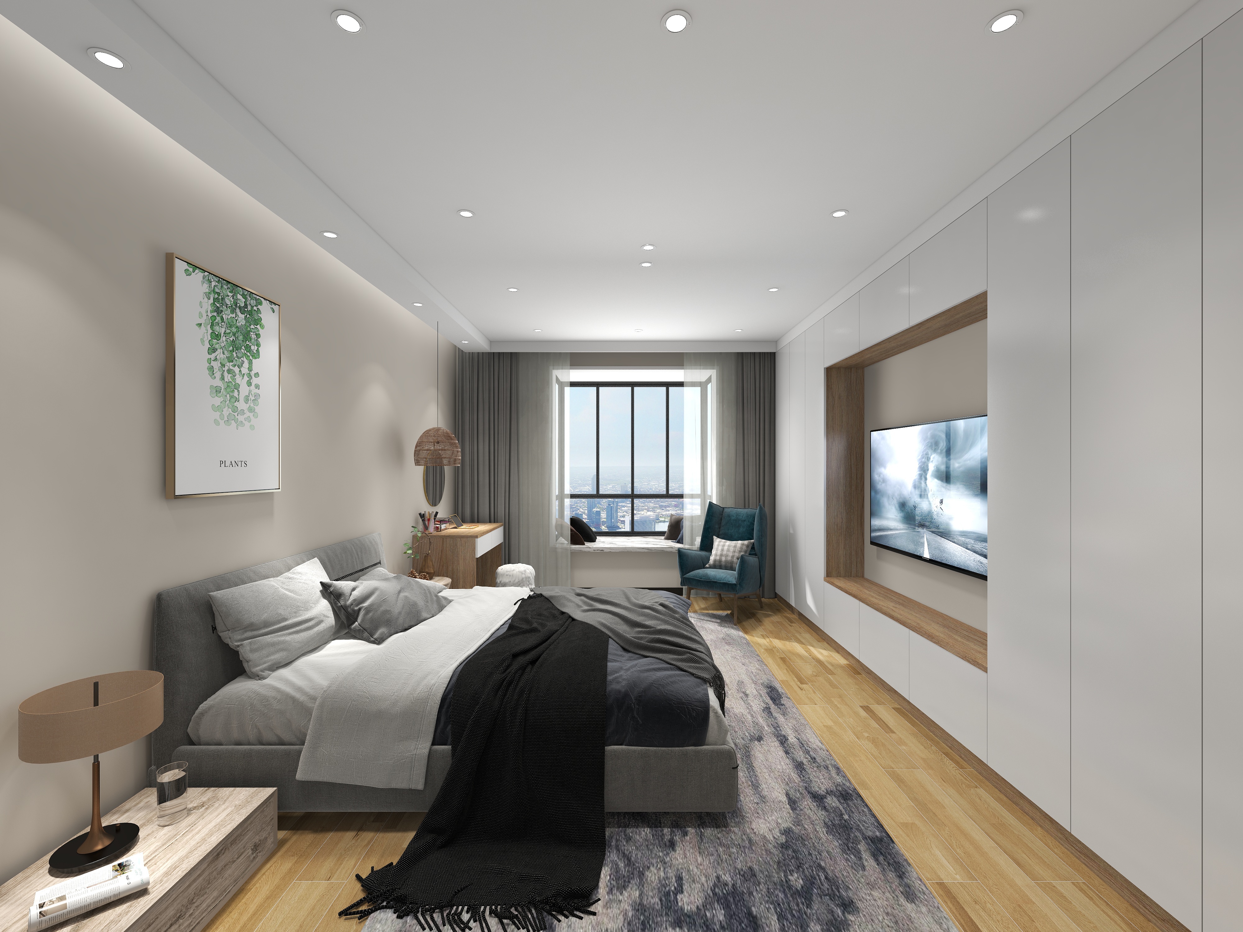 142㎡MUJI風三口之家，舍隱見續的簡約美學