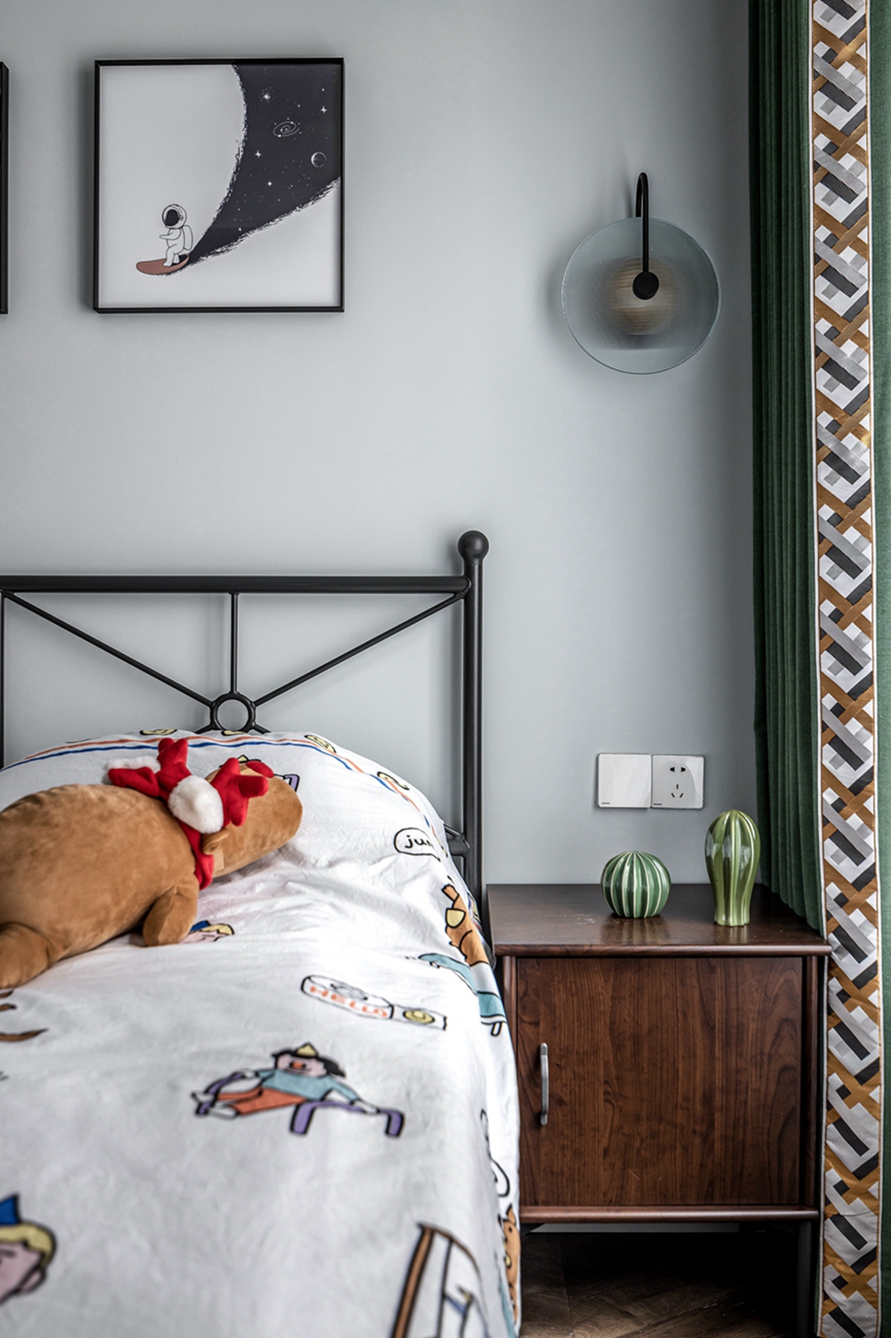 蘇州124㎡三居還有超棒工作室，這個家的高傲已盡數(shù)體現(xiàn)