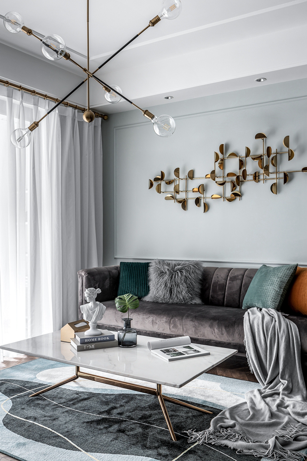 蘇州124㎡三居還有超棒工作室，這個家的高傲已盡數(shù)體現(xiàn)