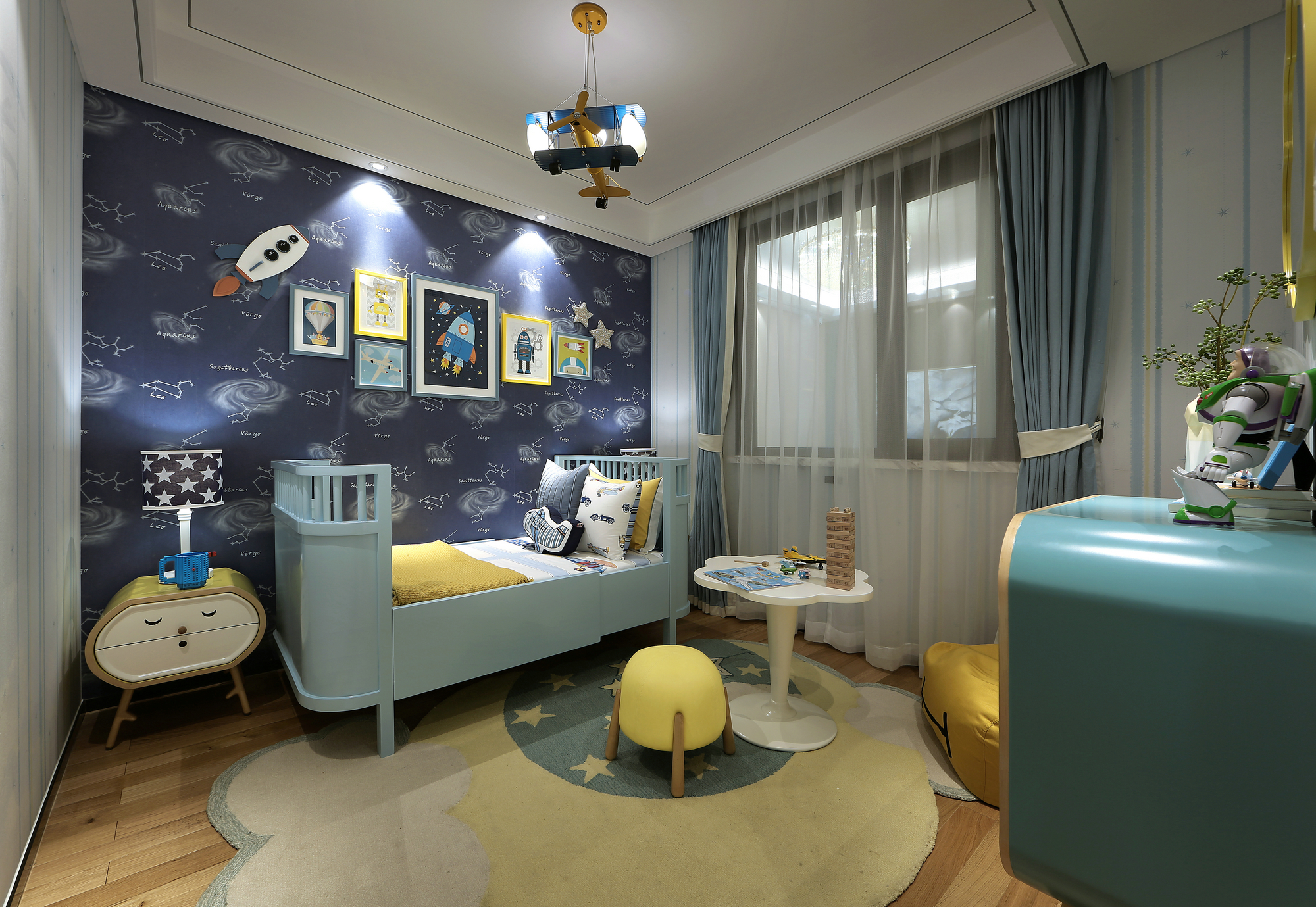 上海三口小家，LDK設計+半開放書房，100㎡更寬敞了！