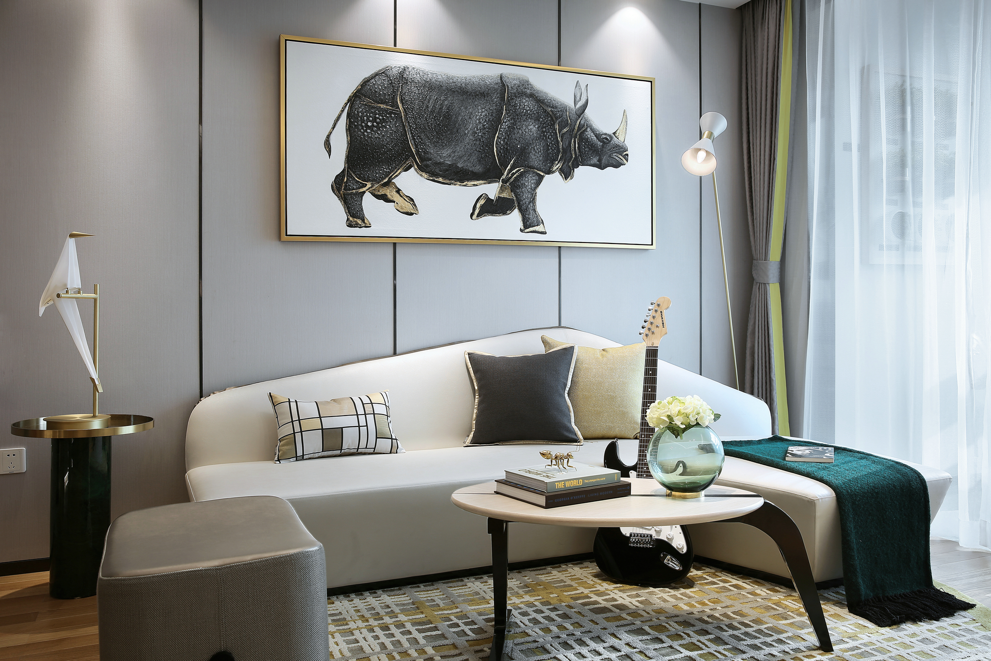 上海三口小家，LDK設計+半開放書房，100㎡更寬敞了！