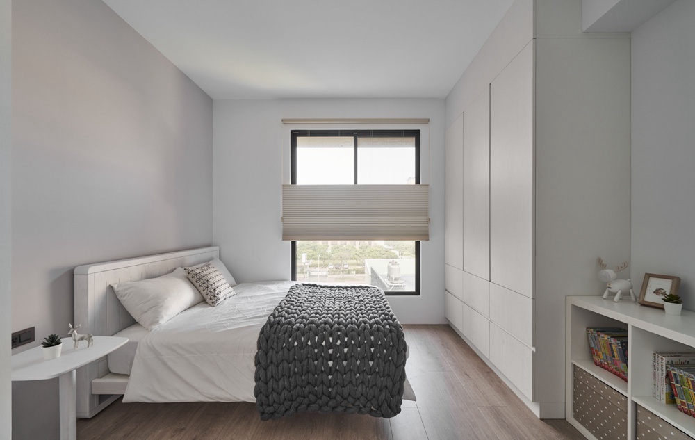 124㎡「自然環?！沟募?，獨立衣帽間+陽光書房，清爽又自在