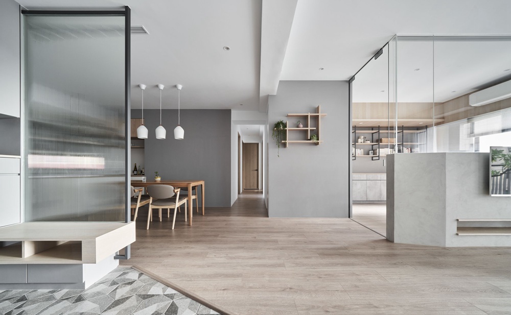 124㎡「自然環?！沟募?，獨立衣帽間+陽光書房，清爽又自在