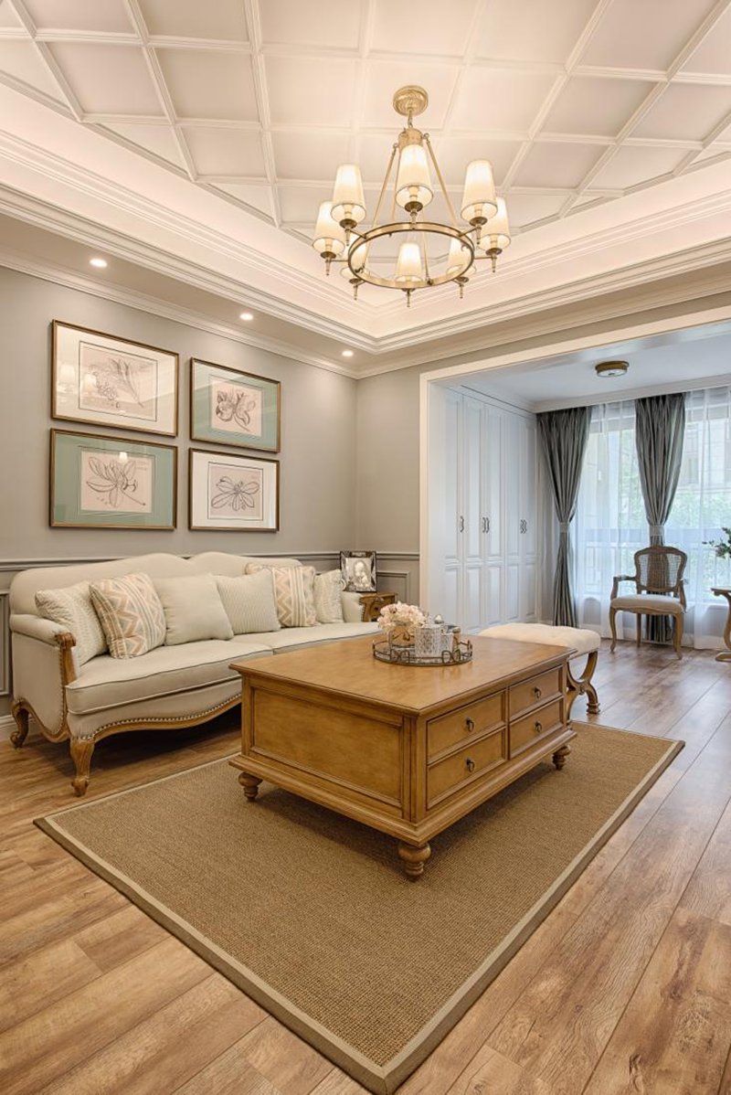 三代同堂的別墅設(shè)計，室內(nèi)優(yōu)雅沉穩(wěn)，打造閑適的美式天倫空間！